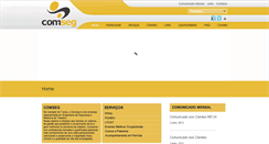 Desktop Screenshot of comsegmg.com.br